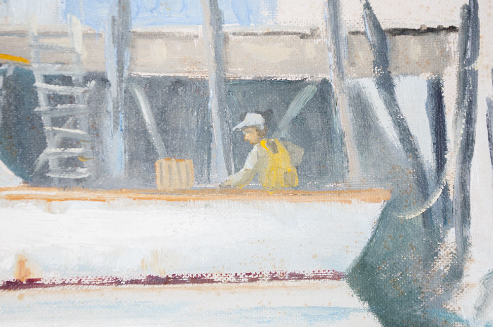 R.J. Neary Oil on Board