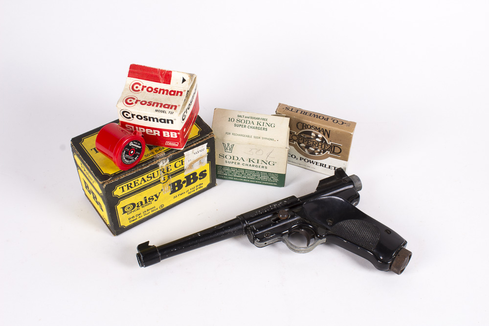 Crosman Mark II BB Gun with Accessories