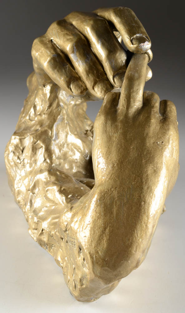 Austin Prod Metal David Fisher "The Ring" Sculpture