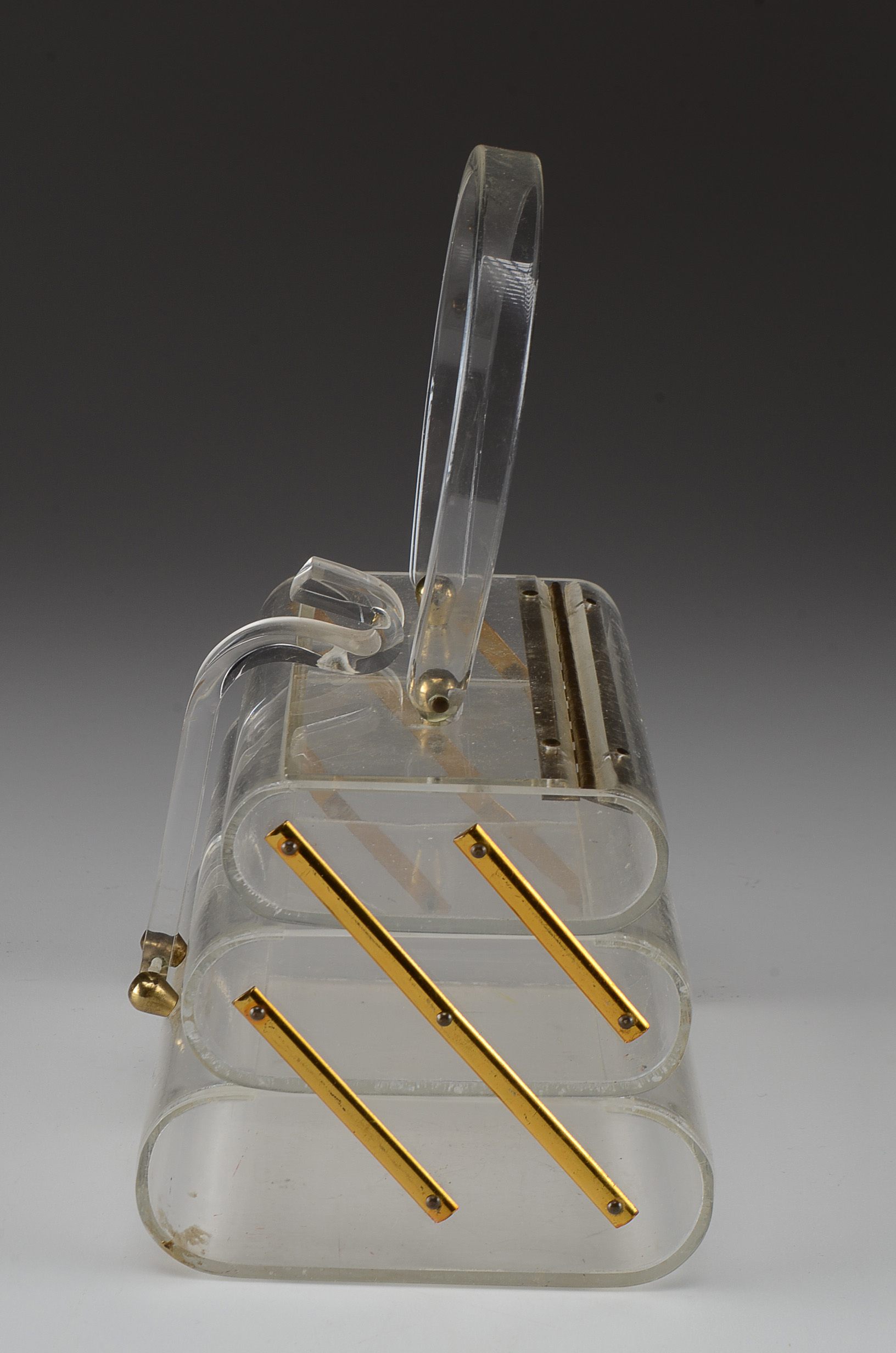 Vintage Wilardy Clear Lucite Handbag