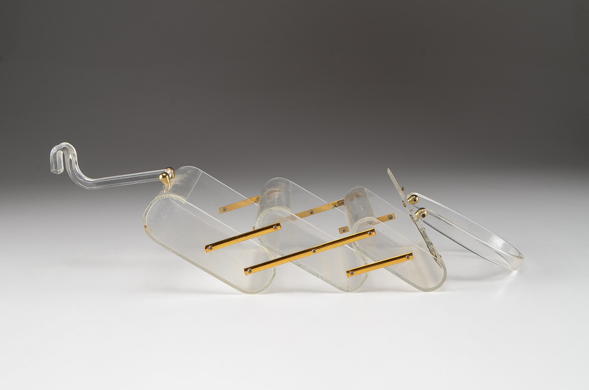 Vintage Wilardy Clear Lucite Handbag