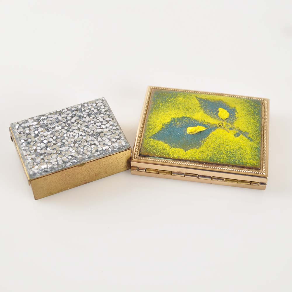 Vintage Pillbox and Travel Frame