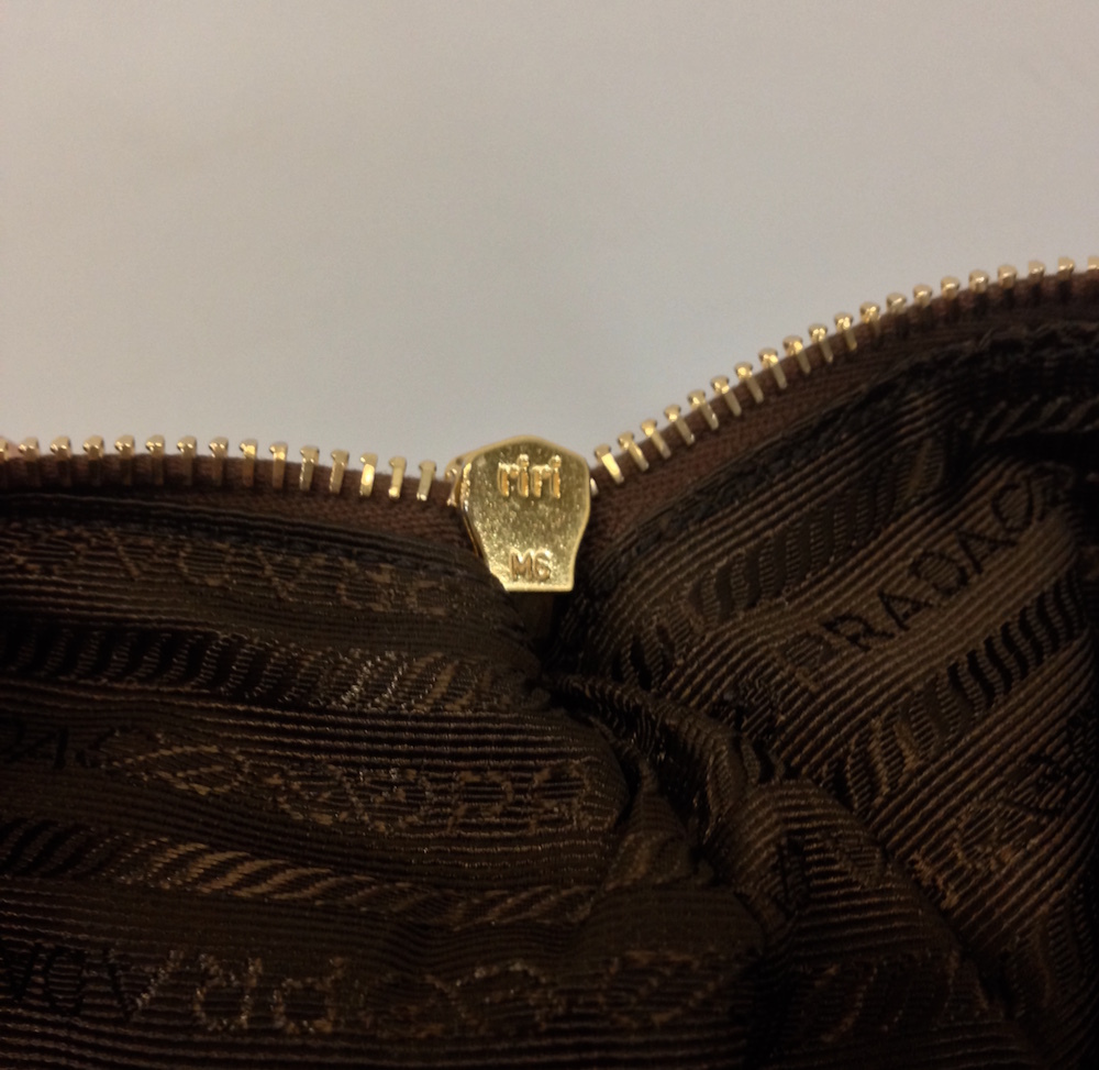 Prada "Spazzolato" Double Zip Tote
