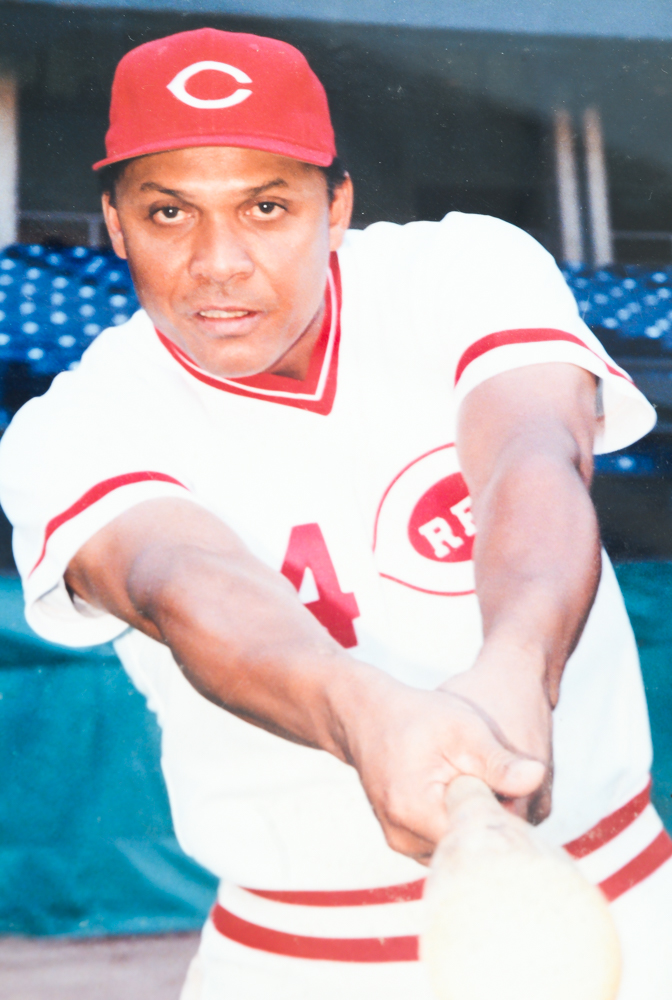 Tony Perez Signed Photo Plaque with Poster