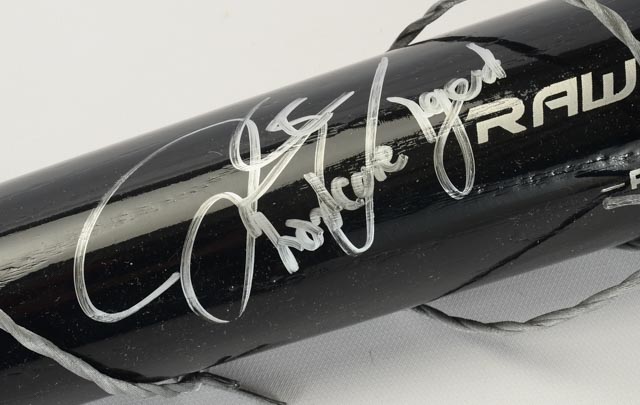 Mick Foley "Cactus Jack" Signed Barb Wire Bat  COA