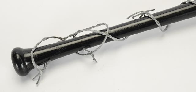 Mick Foley "Cactus Jack" Signed Barb Wire Bat  COA