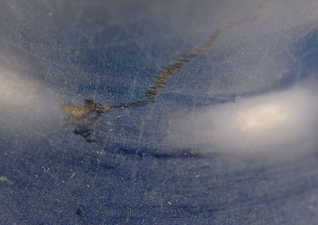 Original Hampshire Pottery Arts and Crafts Art Pottery Lamp Base