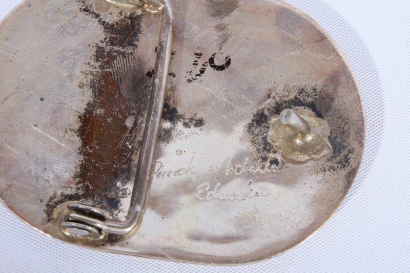 Native American Belt Buckle by Zuni Derick and Michelle Edaakie