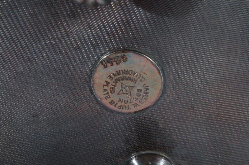 James W. Tufts Quadruple Plate Smoking Set