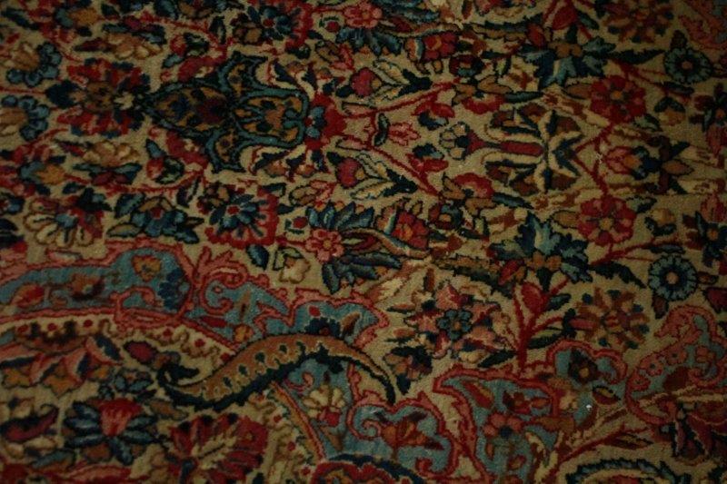 Palace Size Hand Knotted Kerman Rug