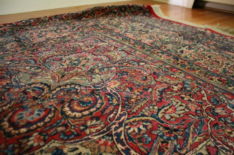 Palace Size Hand Knotted Kerman Rug