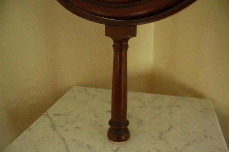 Mid 19th Century Mahogany Marble Top Shaving Stand