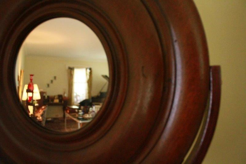 Mid 19th Century Mahogany Marble Top Shaving Stand