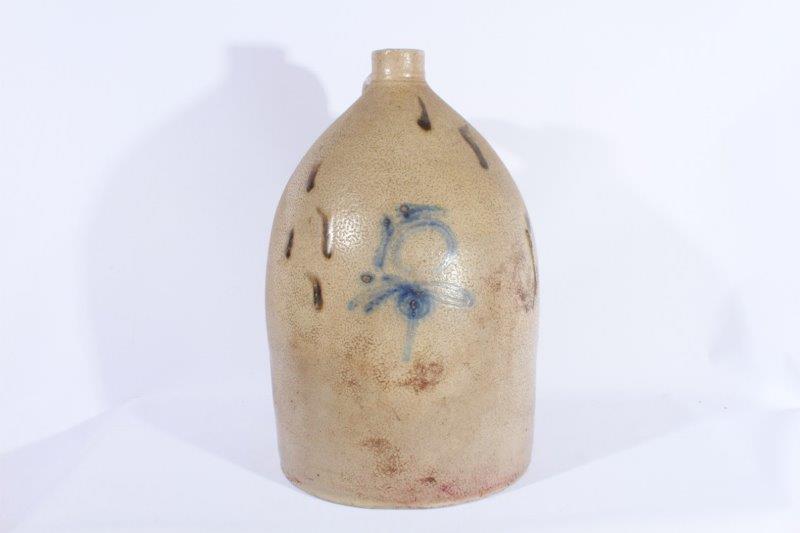 Salt Glazed Bee Sting Jug with Turkey Dripping Marks