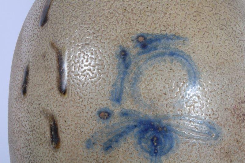 Salt Glazed Bee Sting Jug with Turkey Dripping Marks