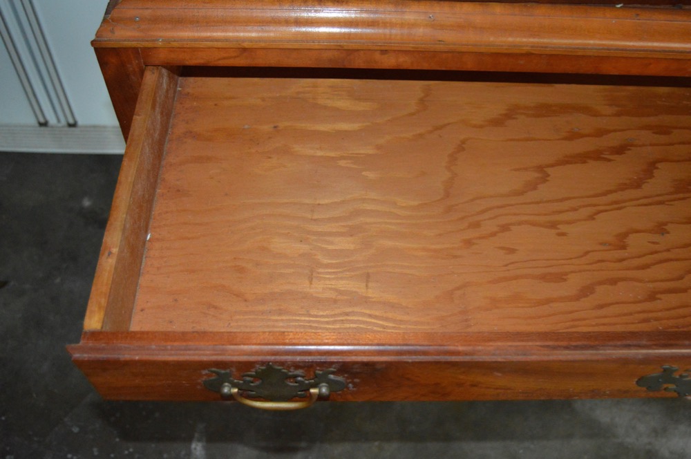 Antique Chippendale Style American Cherry Highboy Chest on Stand