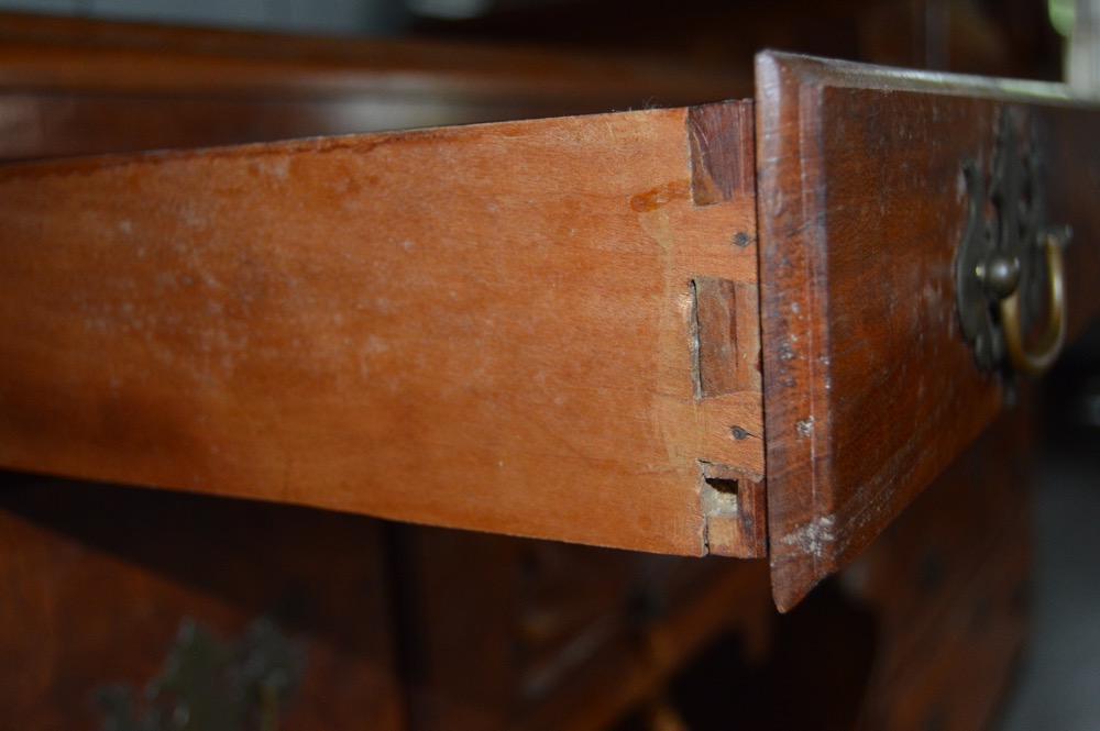 Antique Chippendale Style American Cherry Highboy Chest on Stand