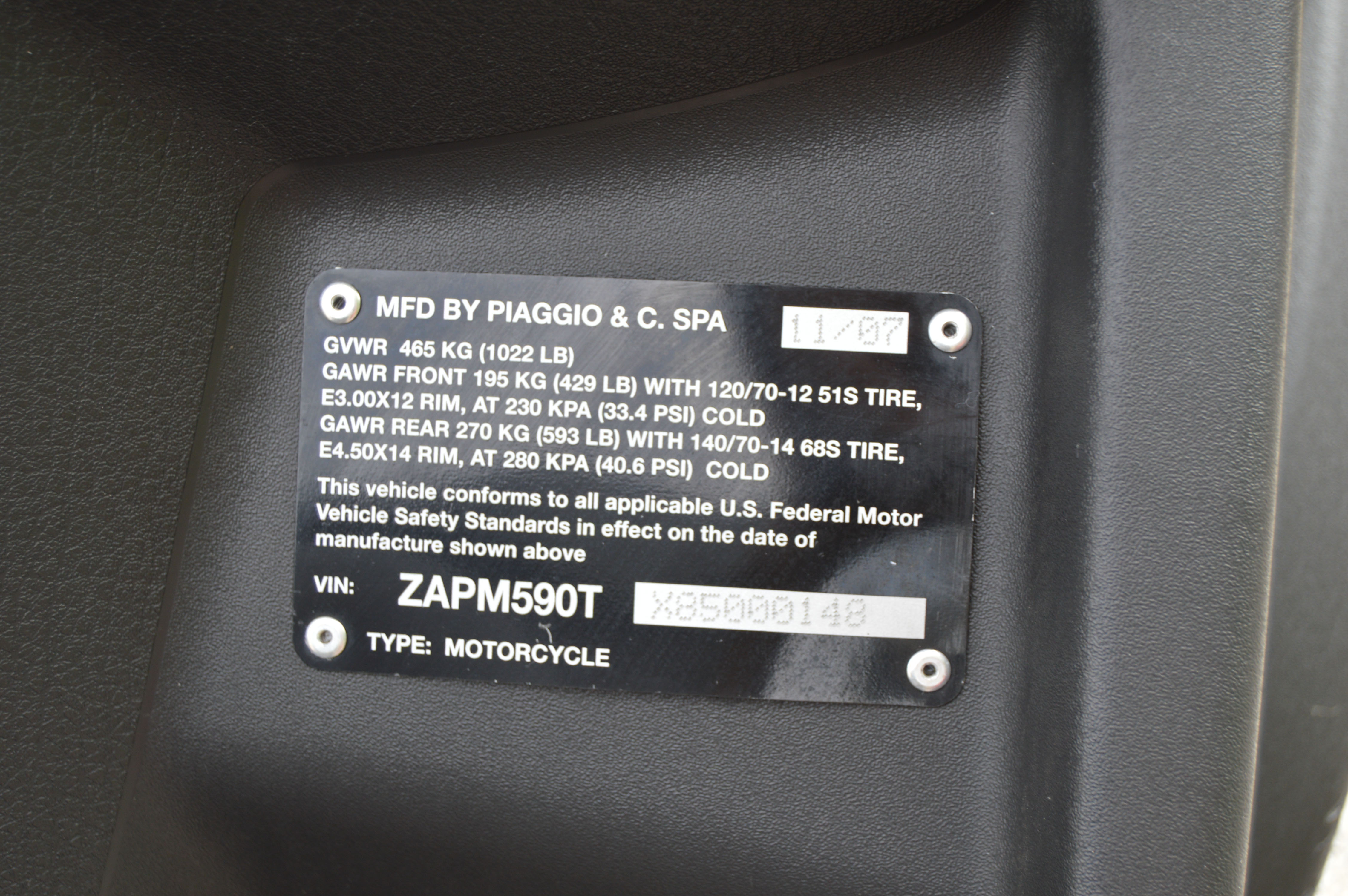 2008 Piaggio MP3-400 Scooter