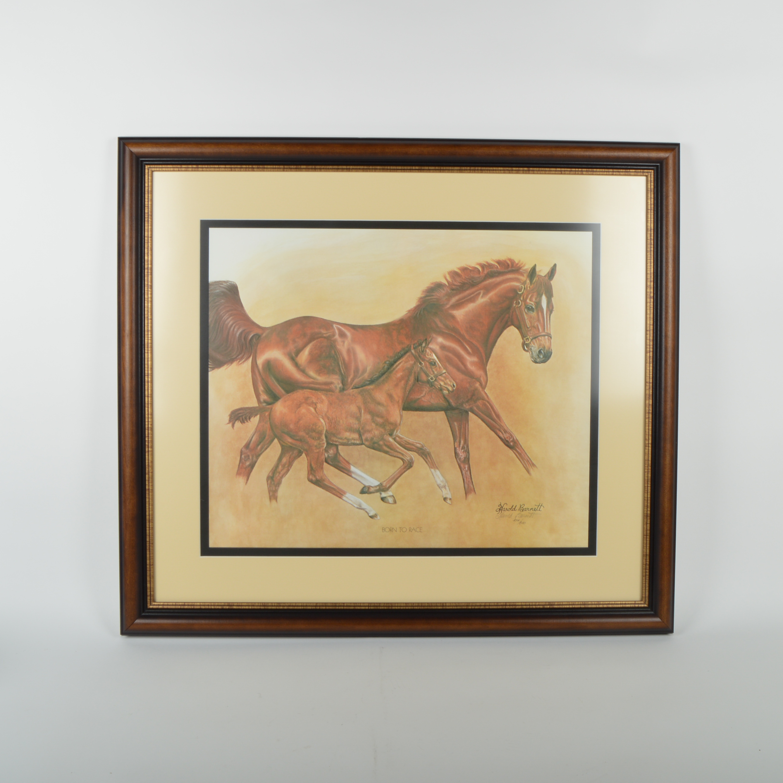 Harold Bennett "Born To Race Artist Reproduction Print