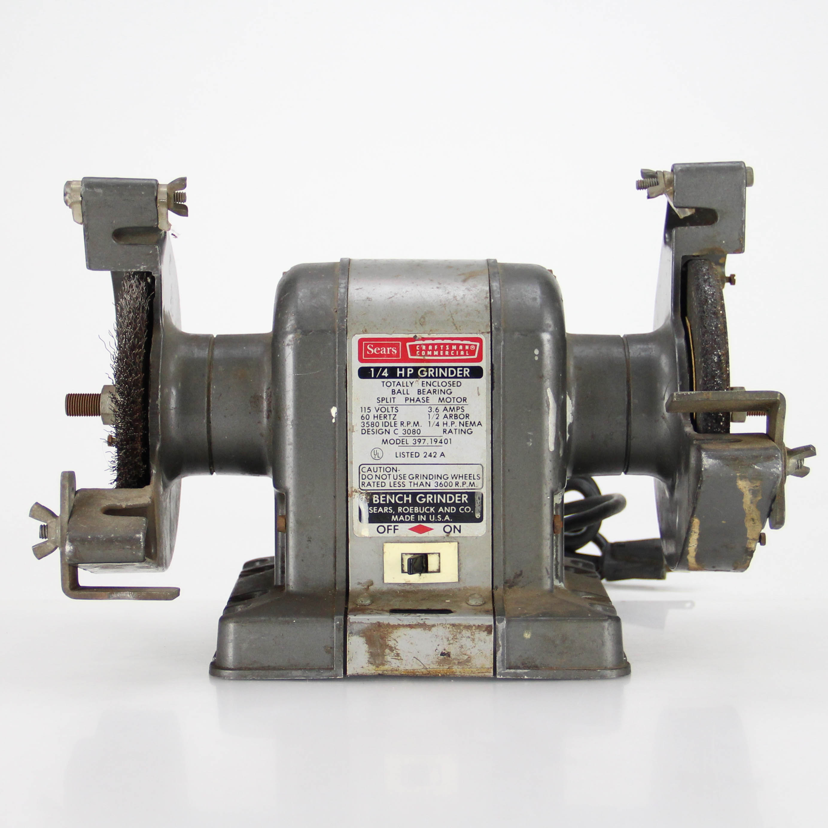 Sears Craftsman 1/4 HP Bench Grinder