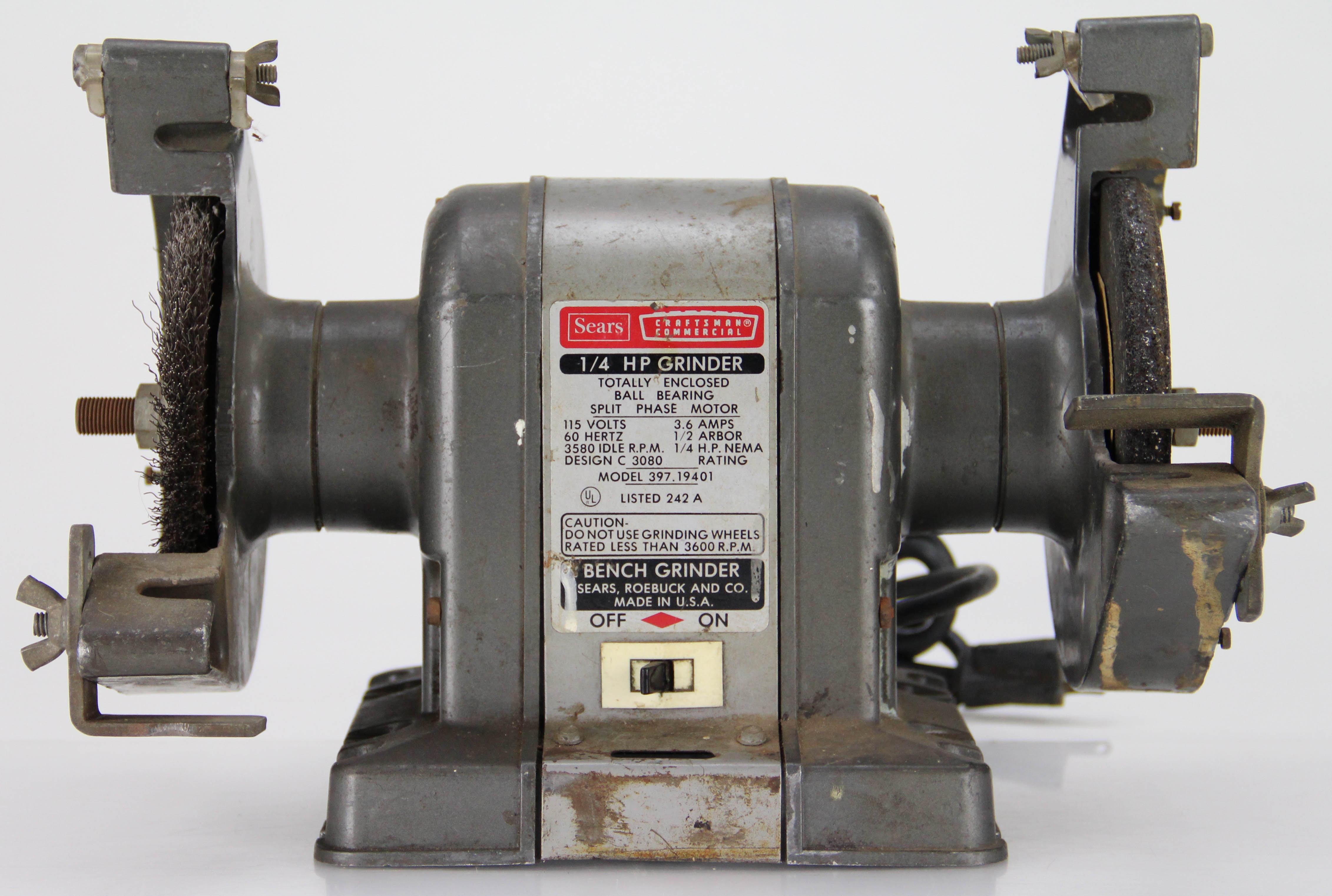Sears Craftsman 1/4 HP Bench Grinder