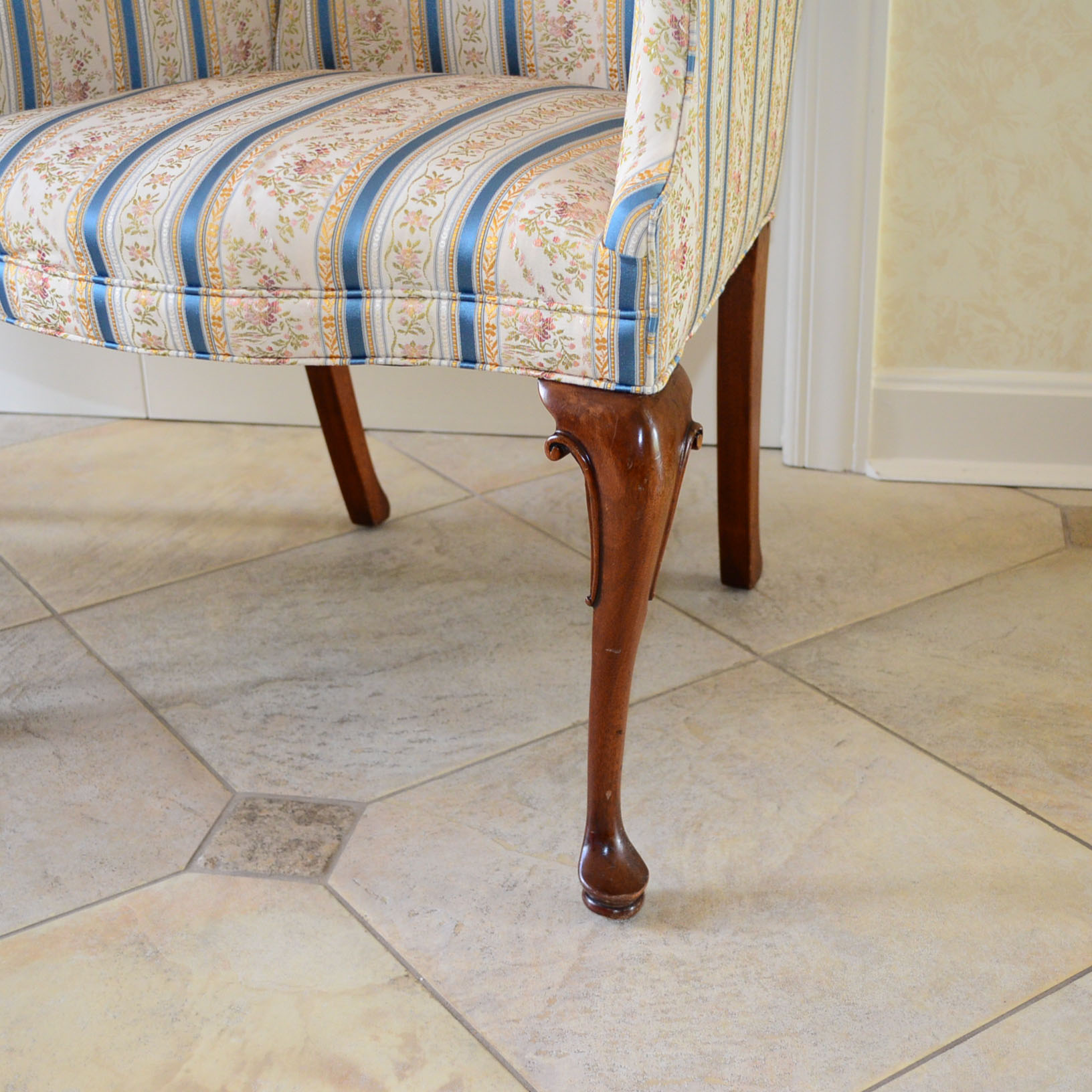 Southwood Furniture Chippendale Reproduction Wingback Chairs