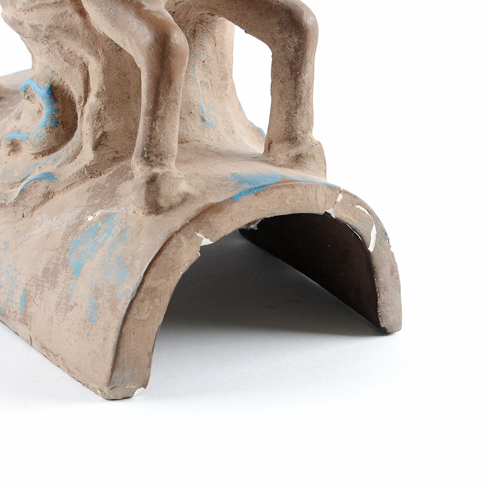 Chinese Inspired Plaster Bookends