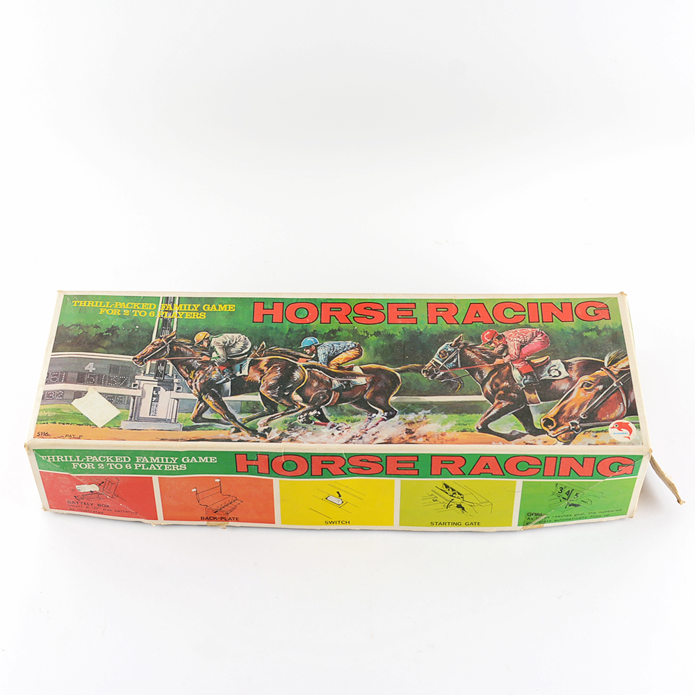 1970s Shinsei Battery Operated Horse Racing Game