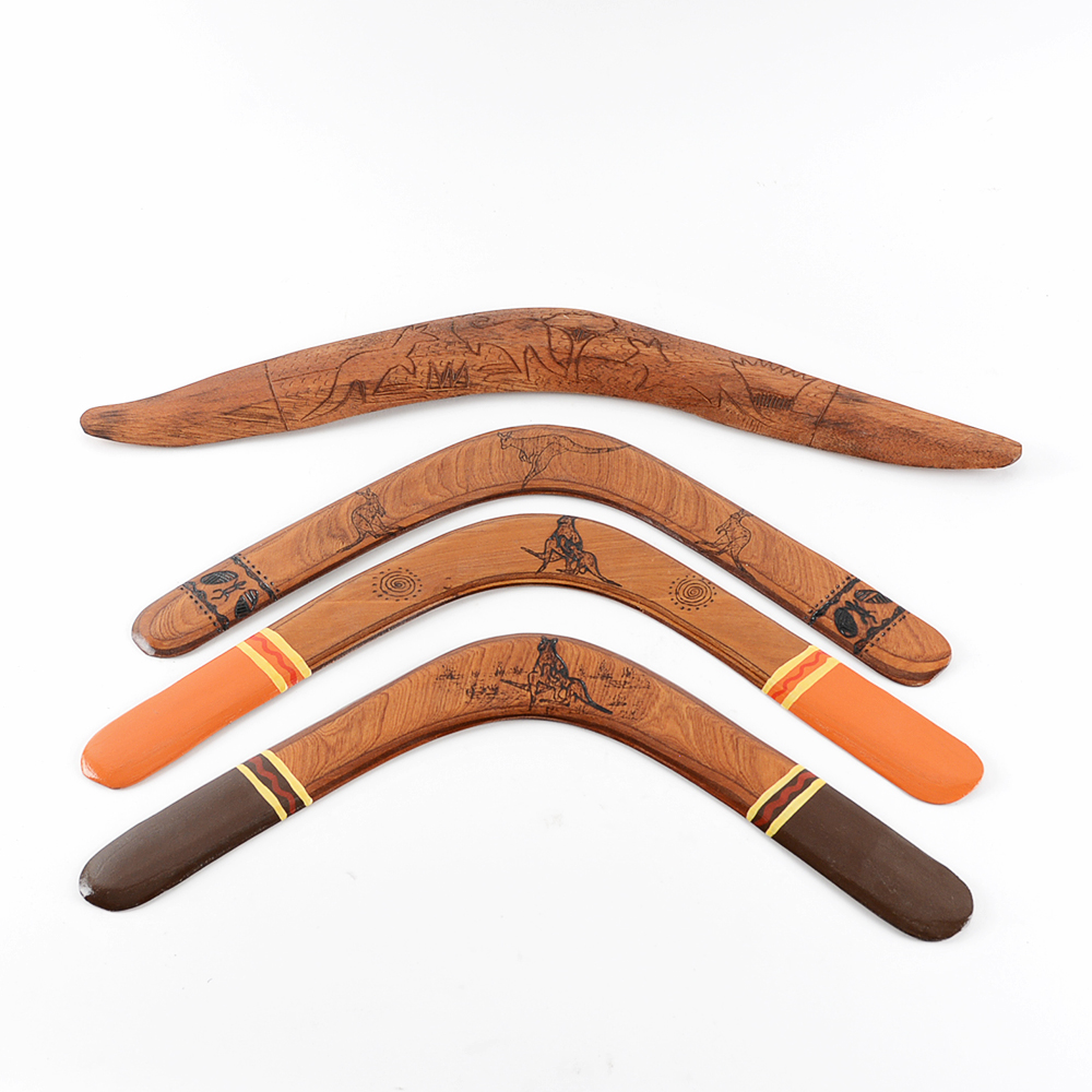 Vintage 1979 Hand-Crafted Boomerangs by John Atkinson
