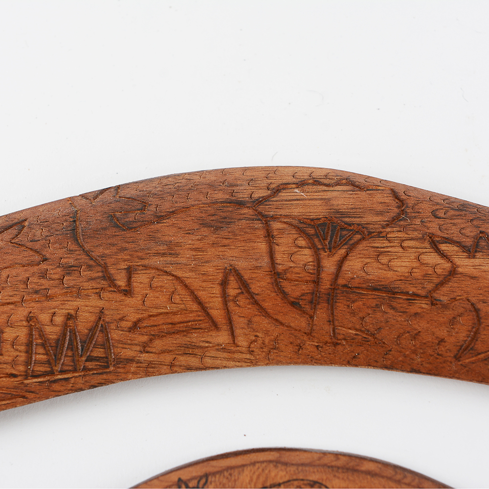 Vintage 1979 Hand-Crafted Boomerangs by John Atkinson