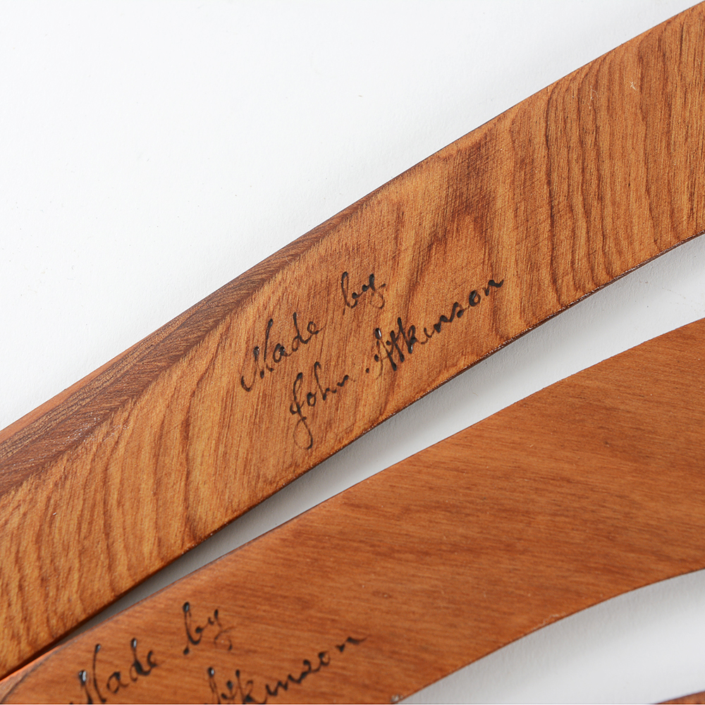 Vintage 1979 Hand-Crafted Boomerangs by John Atkinson