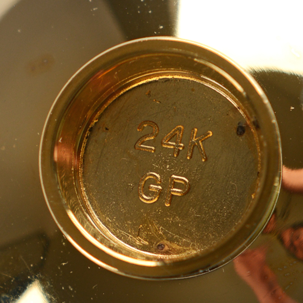 24K Gold Plated Sakazuki-Style Sake Cups