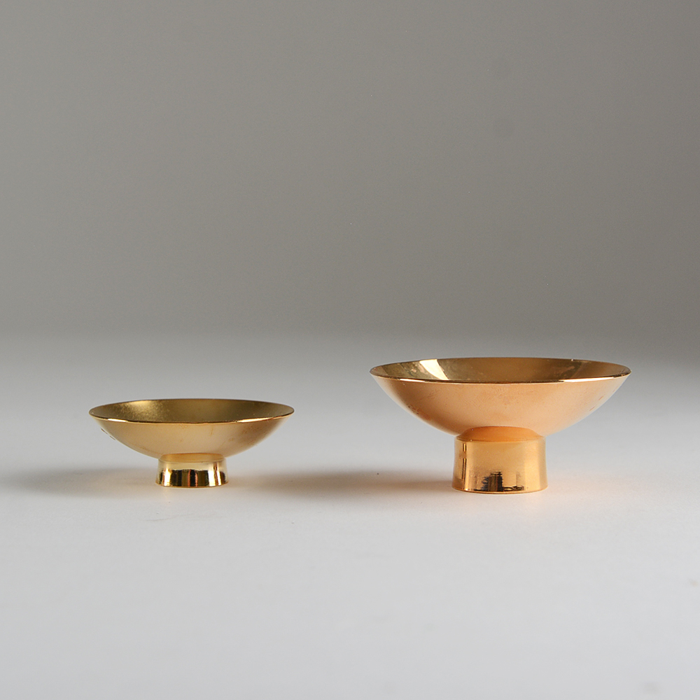 24K Gold Plated Sakazuki-Style Sake Cups