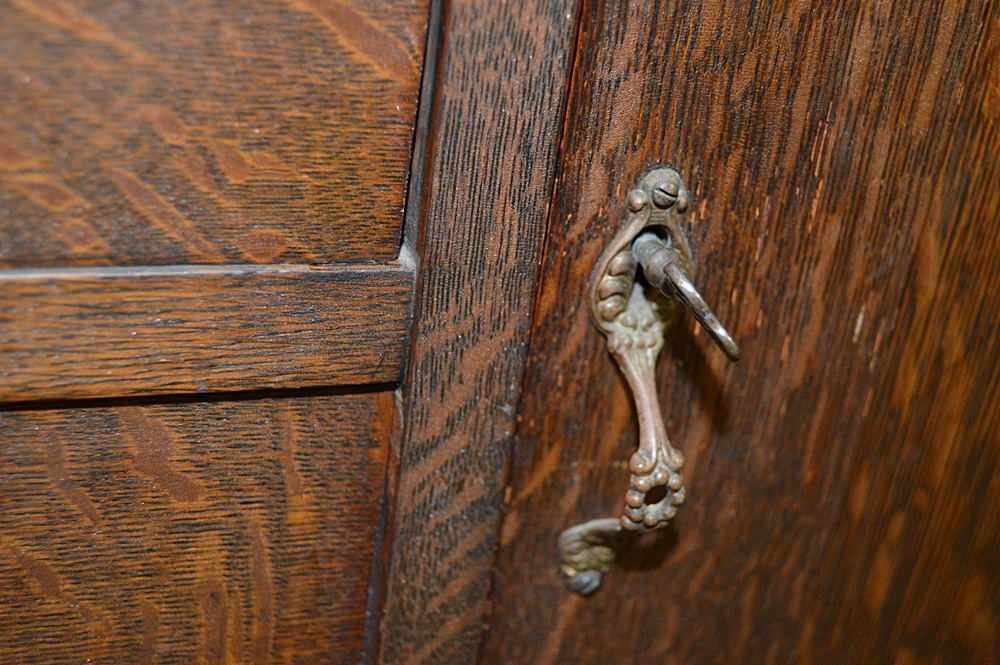 Early 20th Century Mission Oak Chifferobe