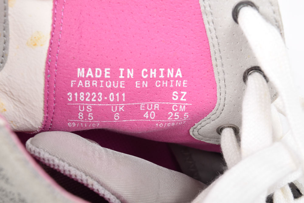 Pink Aasics and Nike Paisley Sneakers