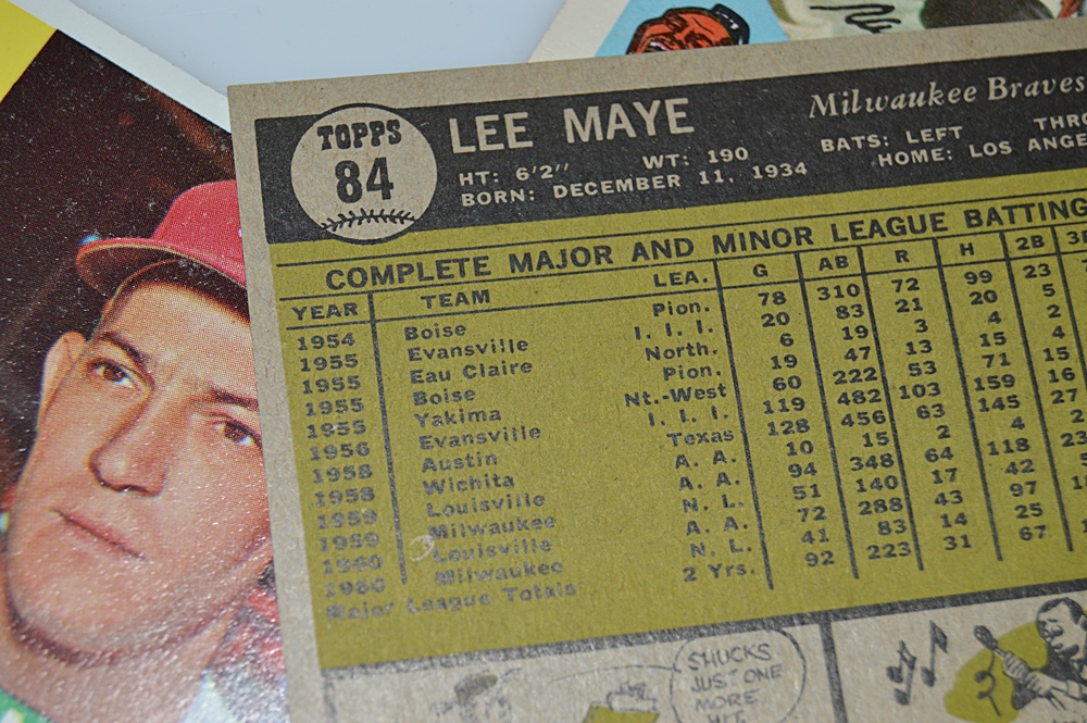 50-60s Baseball Card Collection w/ Mantle, Mays, Musial, Clemente