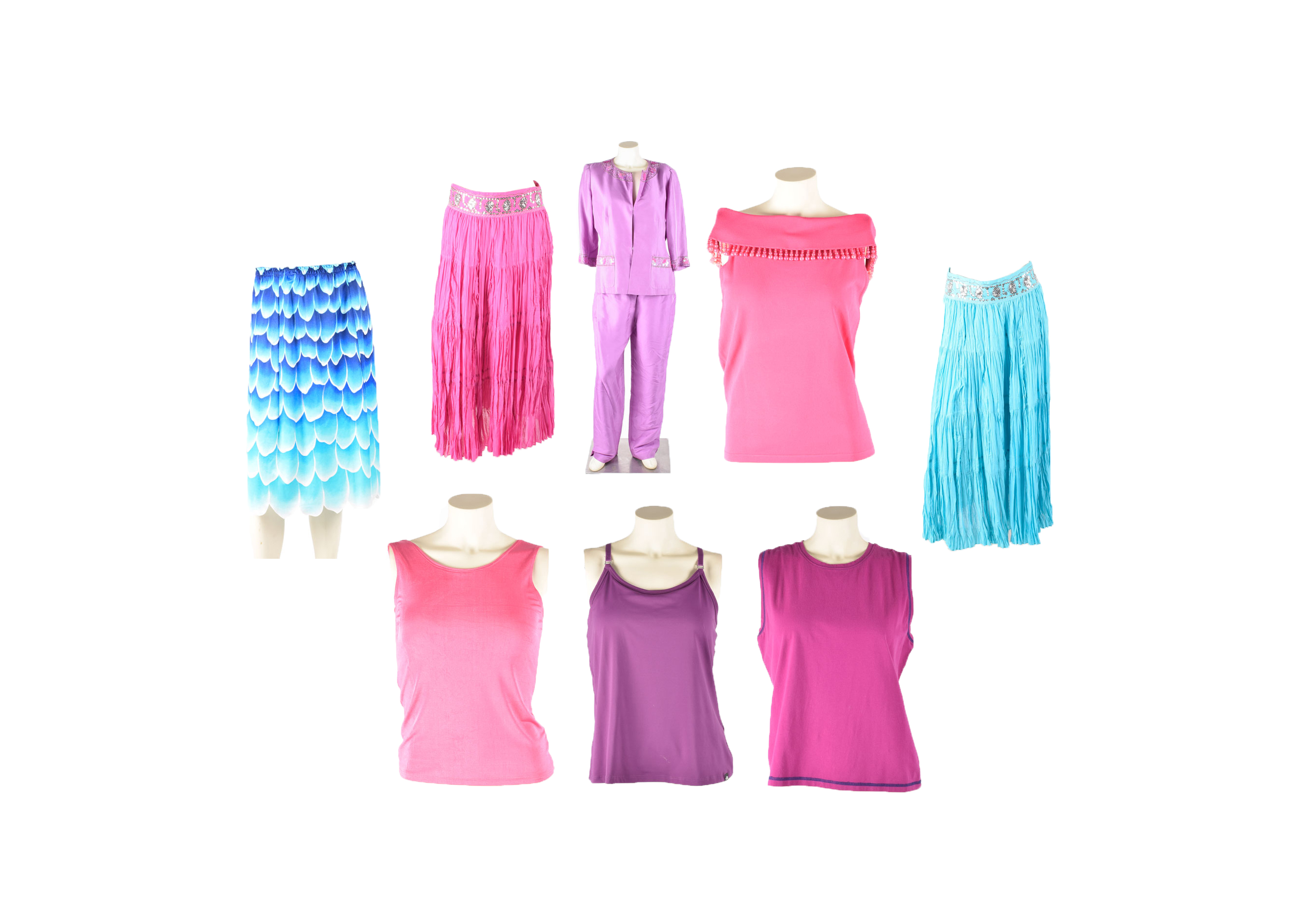 Collection of Women's Clothing Including Bianca Nygard, Nygard Collection and The North Face