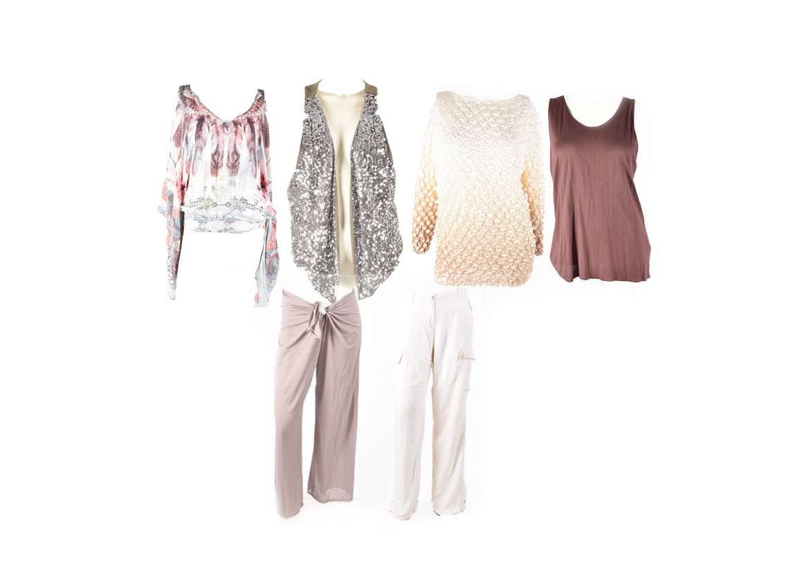 Collection of Women's Clothing Including INC and Rude Riders