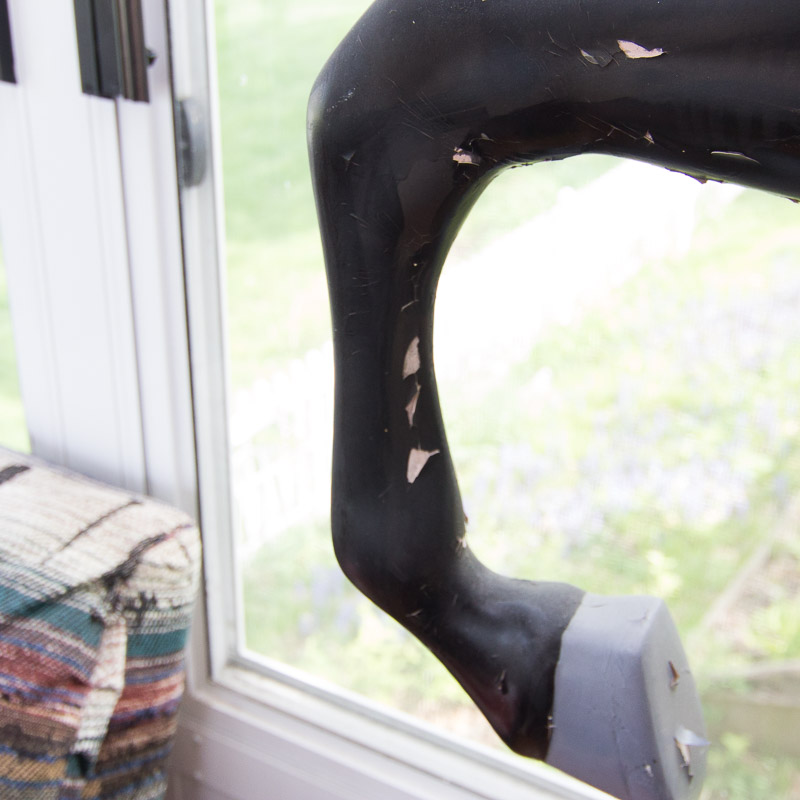 Decorative Fiberglass Carousel Horse with Sword