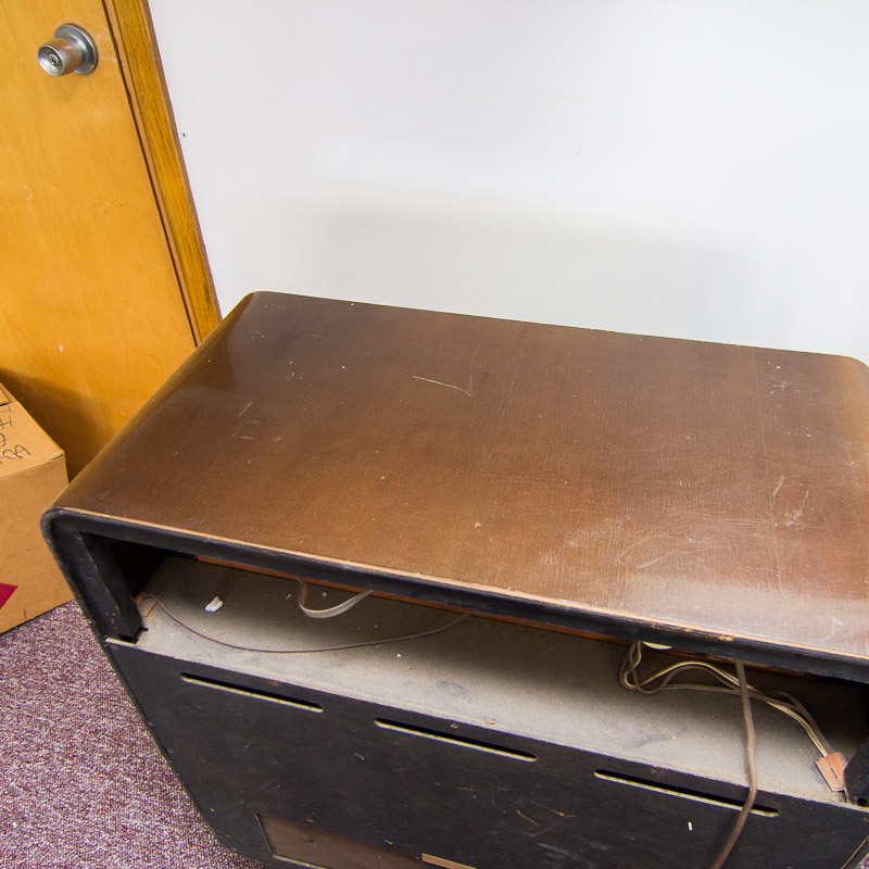 Vintage Grundig Majestic 7050 Console Radio with Rex Perpetuum-Elner Record Player