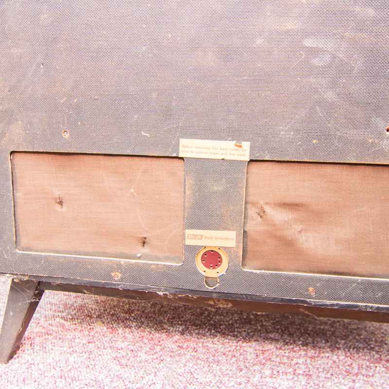 Vintage Grundig Majestic 7050 Console Radio with Rex Perpetuum-Elner Record Player