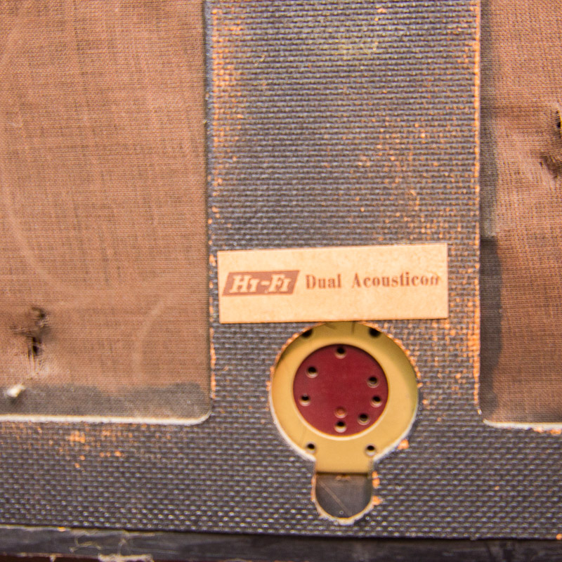 Vintage Grundig Majestic 7050 Console Radio with Rex Perpetuum-Elner Record Player