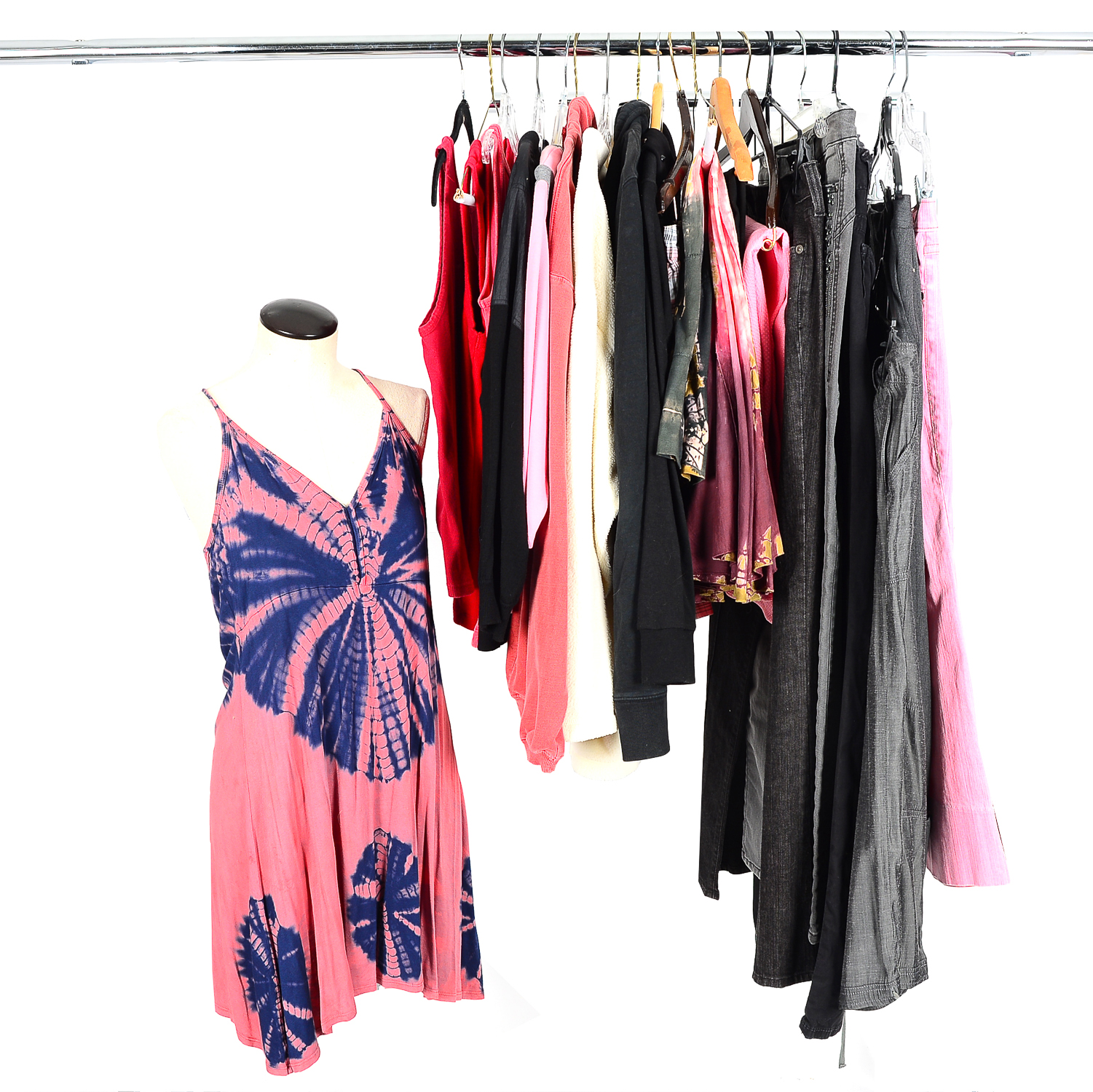 Collection of Women's Clothes Including Lucky Brand and Cache