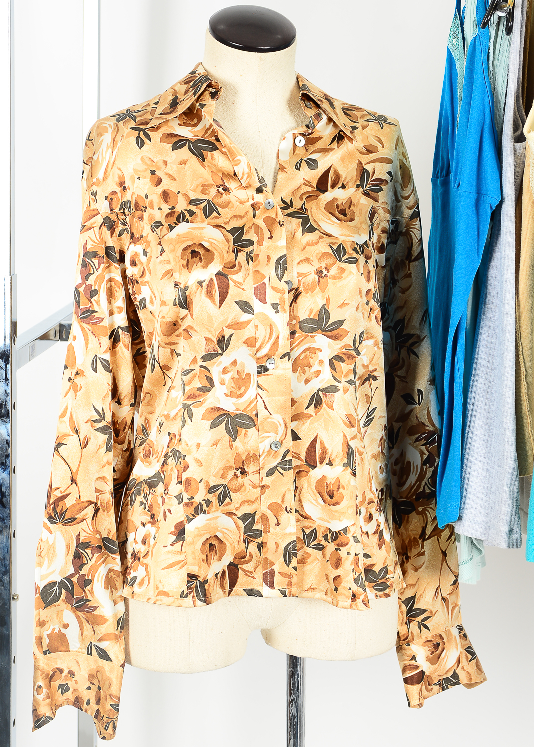 A Group of Women's Clothing Including a 100% Silk Blouse from Votre Nom