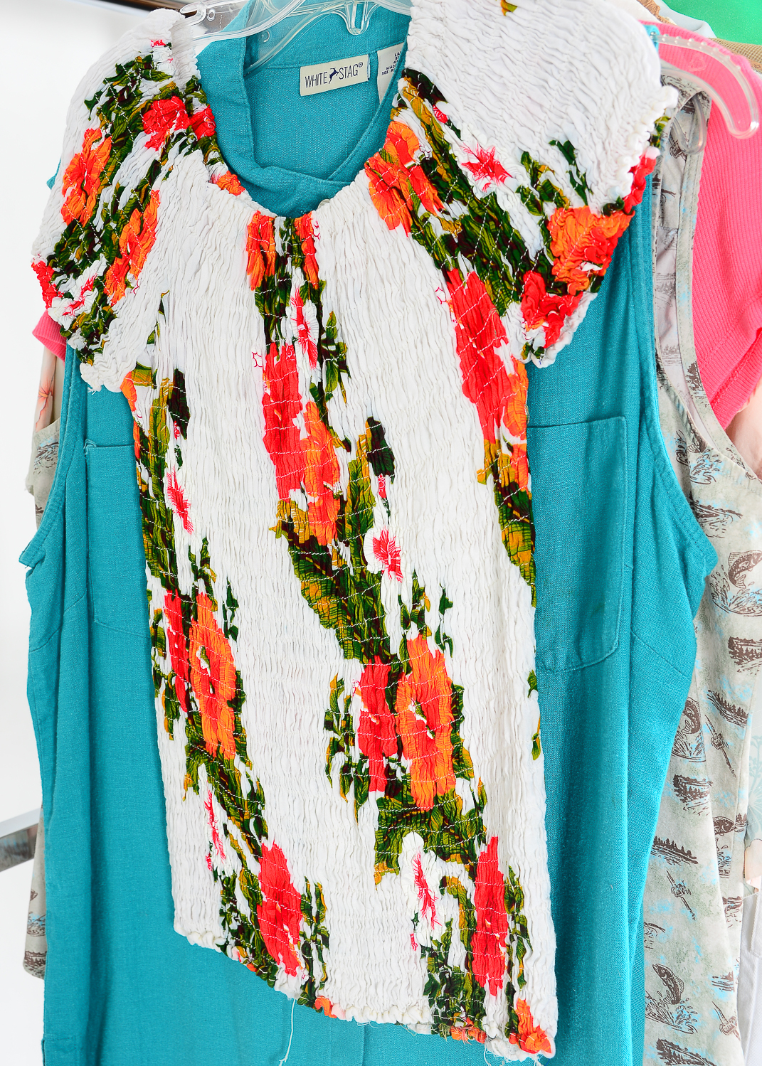 A Group of Women's Clothing Including a 100% Silk Blouse from Votre Nom