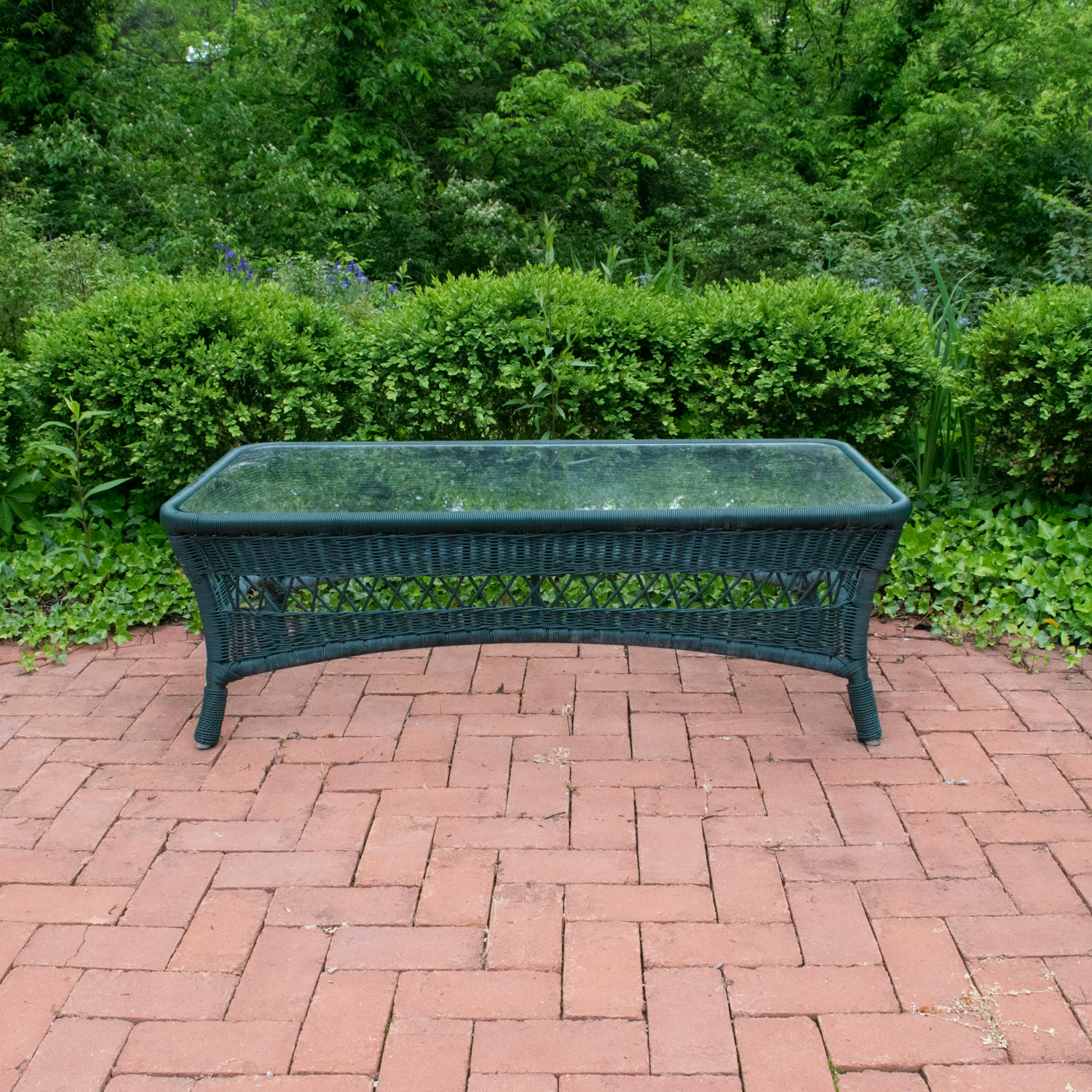 Outdoor Resin Wicker Coffee Table