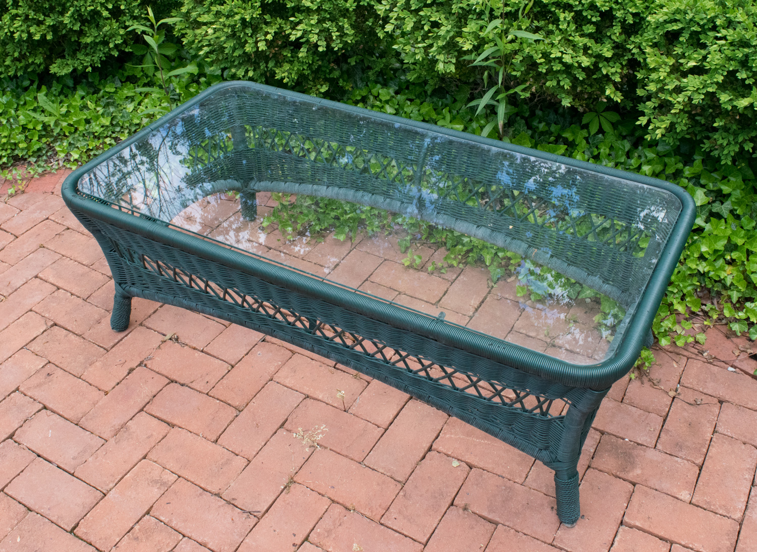 Outdoor Resin Wicker Coffee Table