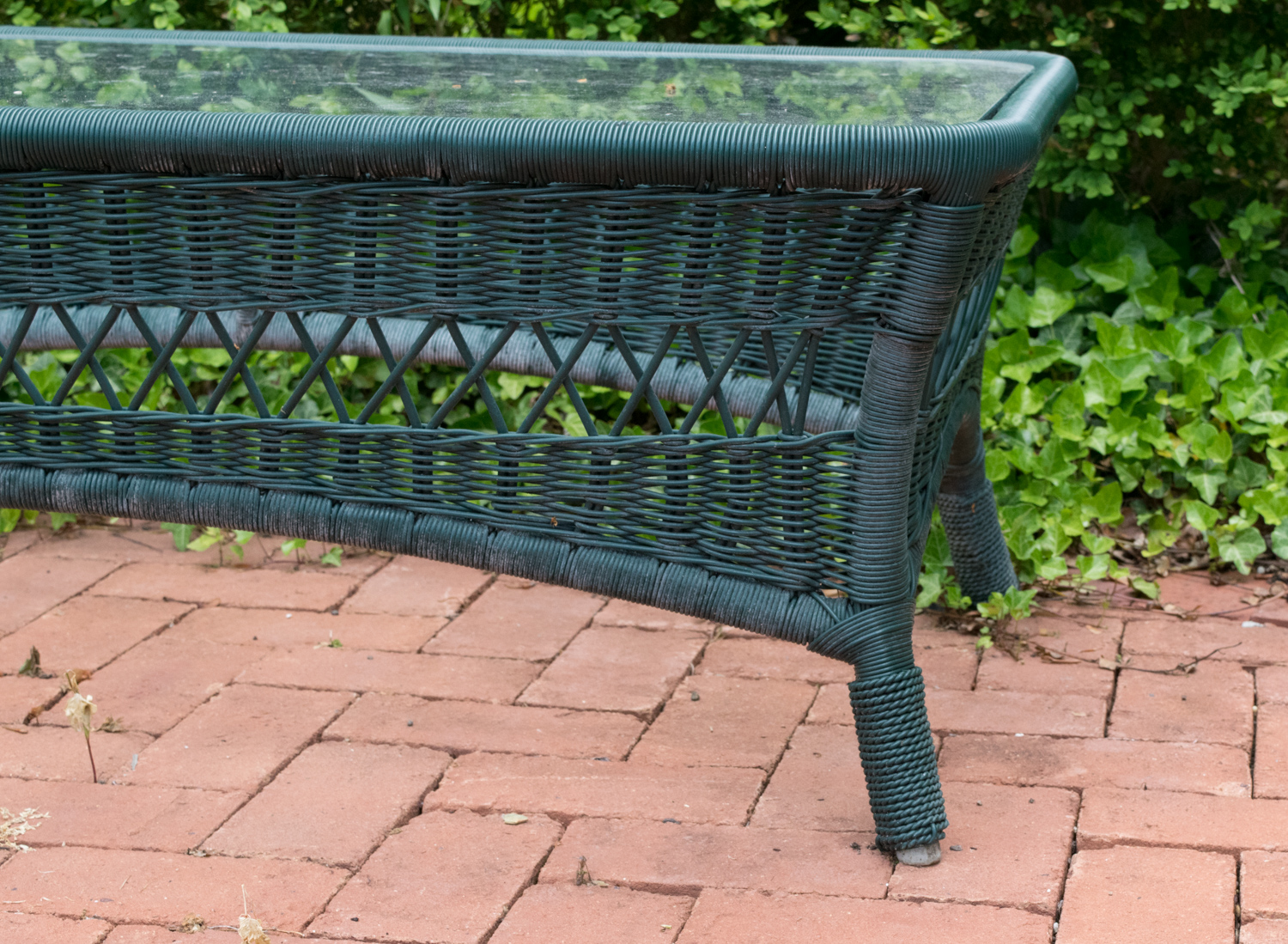Outdoor Resin Wicker Coffee Table