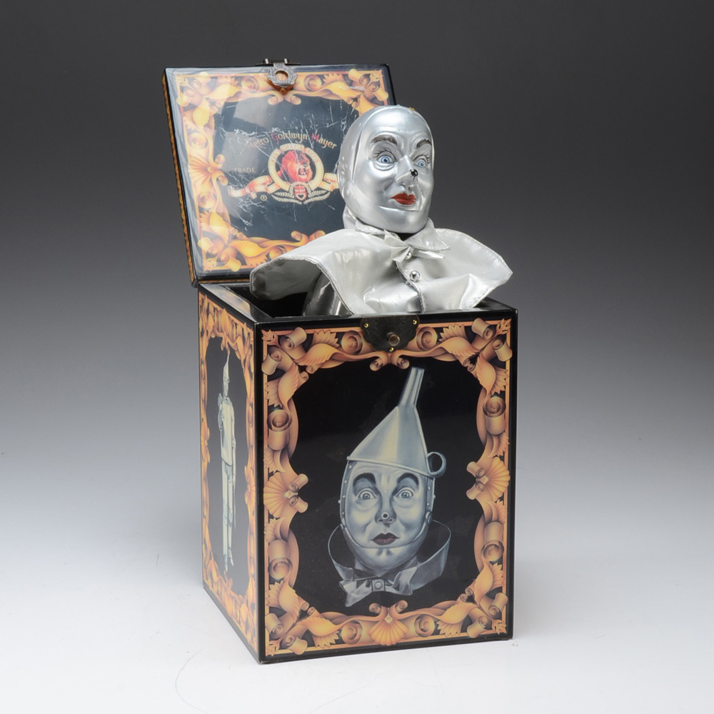 50th Anniversary "The Wizard of Oz" Tinman Musical Jack-in-the-Box