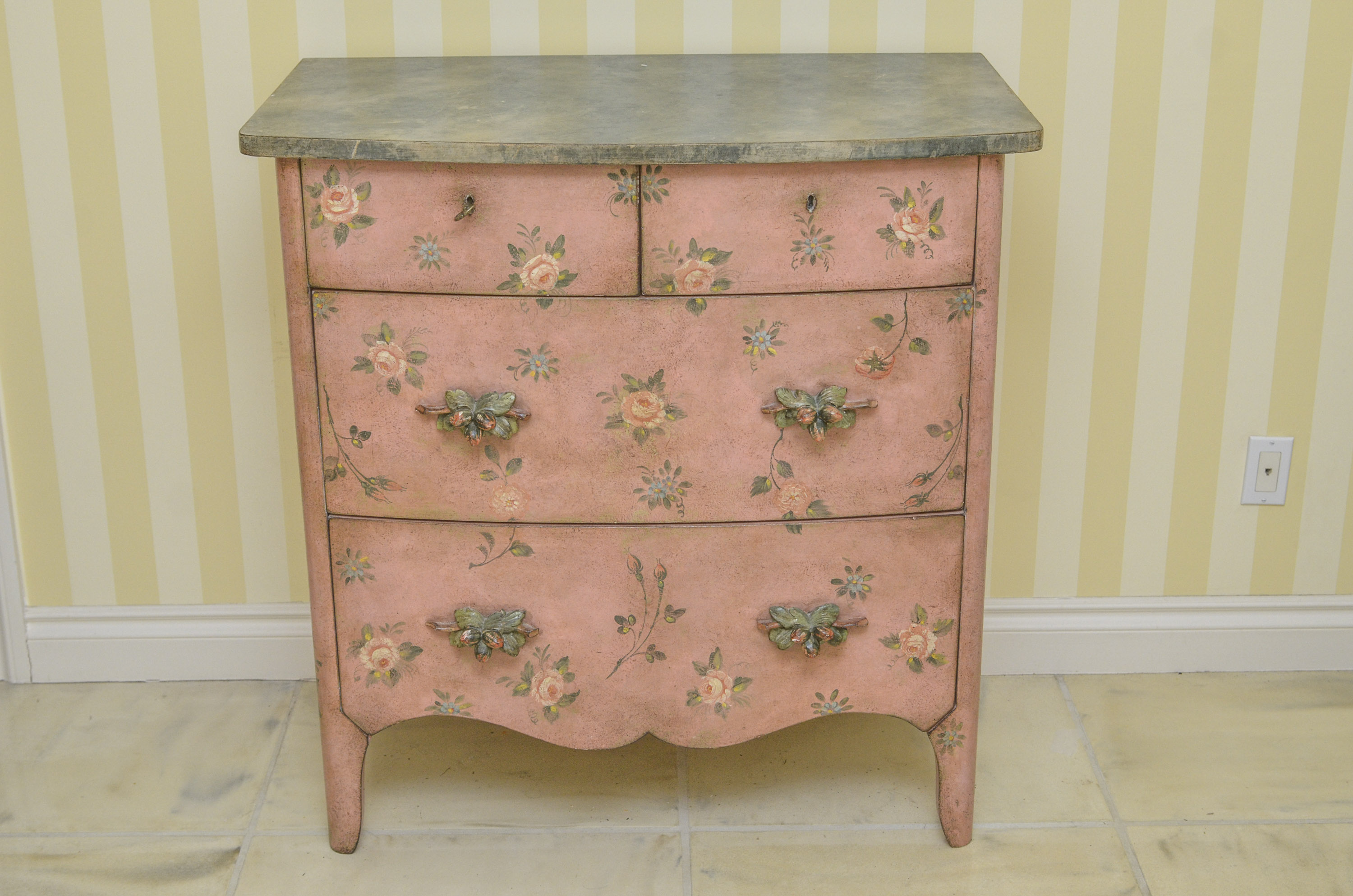 Hand Painted Chest of Drawers